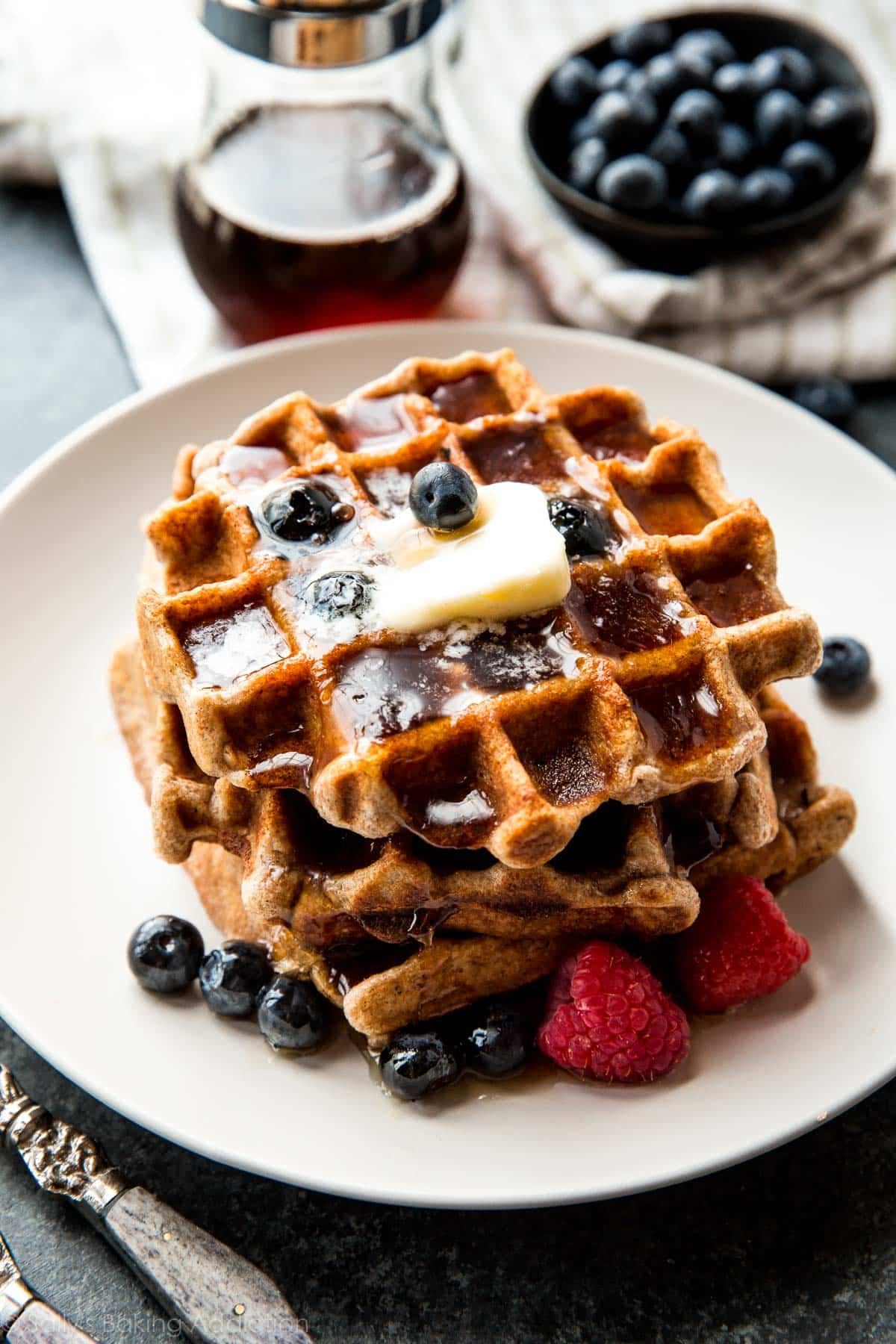 Whole-Wheat Waffles