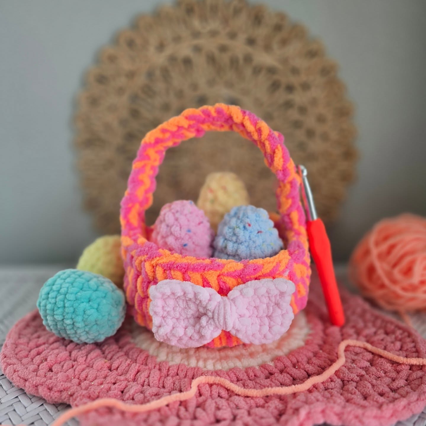 Crochet Egg Basket