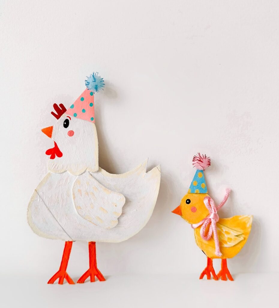 Loo Roll Hen & Chick Craft