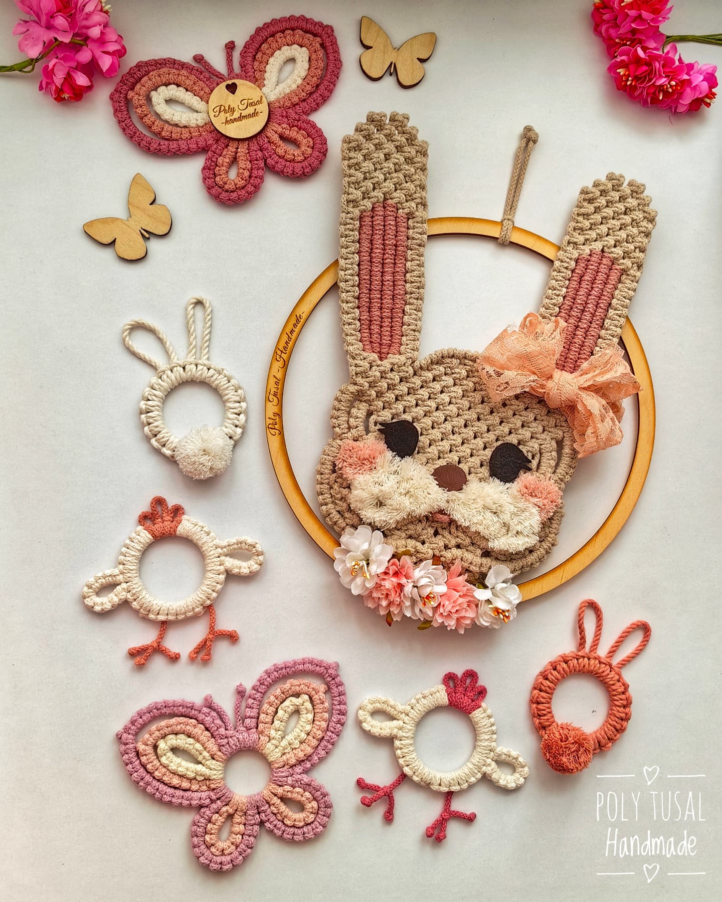 Macrame Easter Decoration