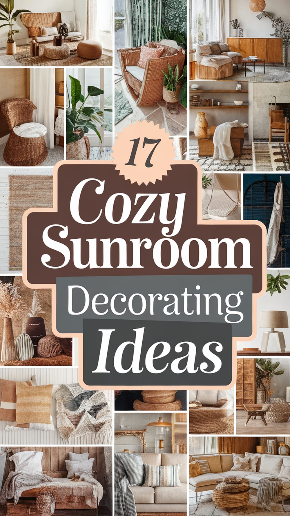 Cozy Sunroom Decorating Ideas-PIN