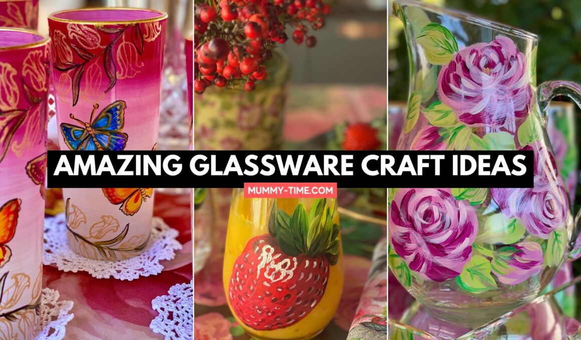 Amazing Glassware Craft Ideas