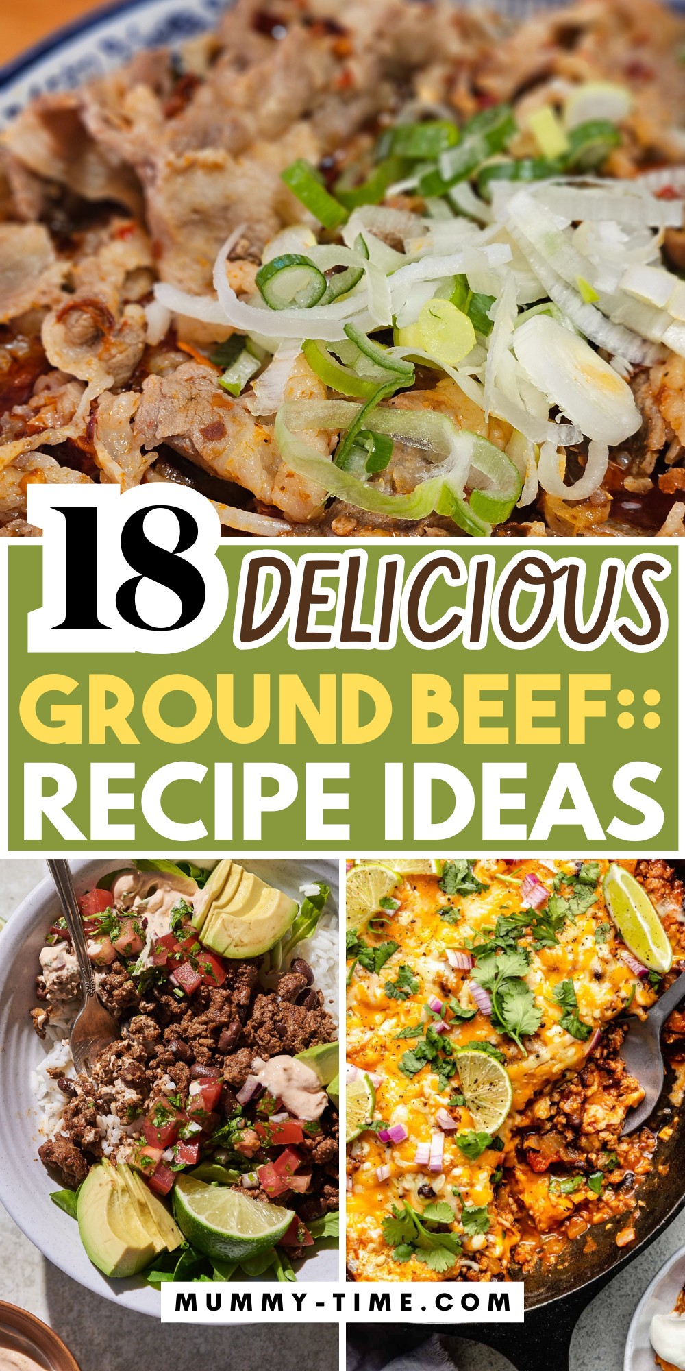 Easy NEW Ground Beef Recipes-pin