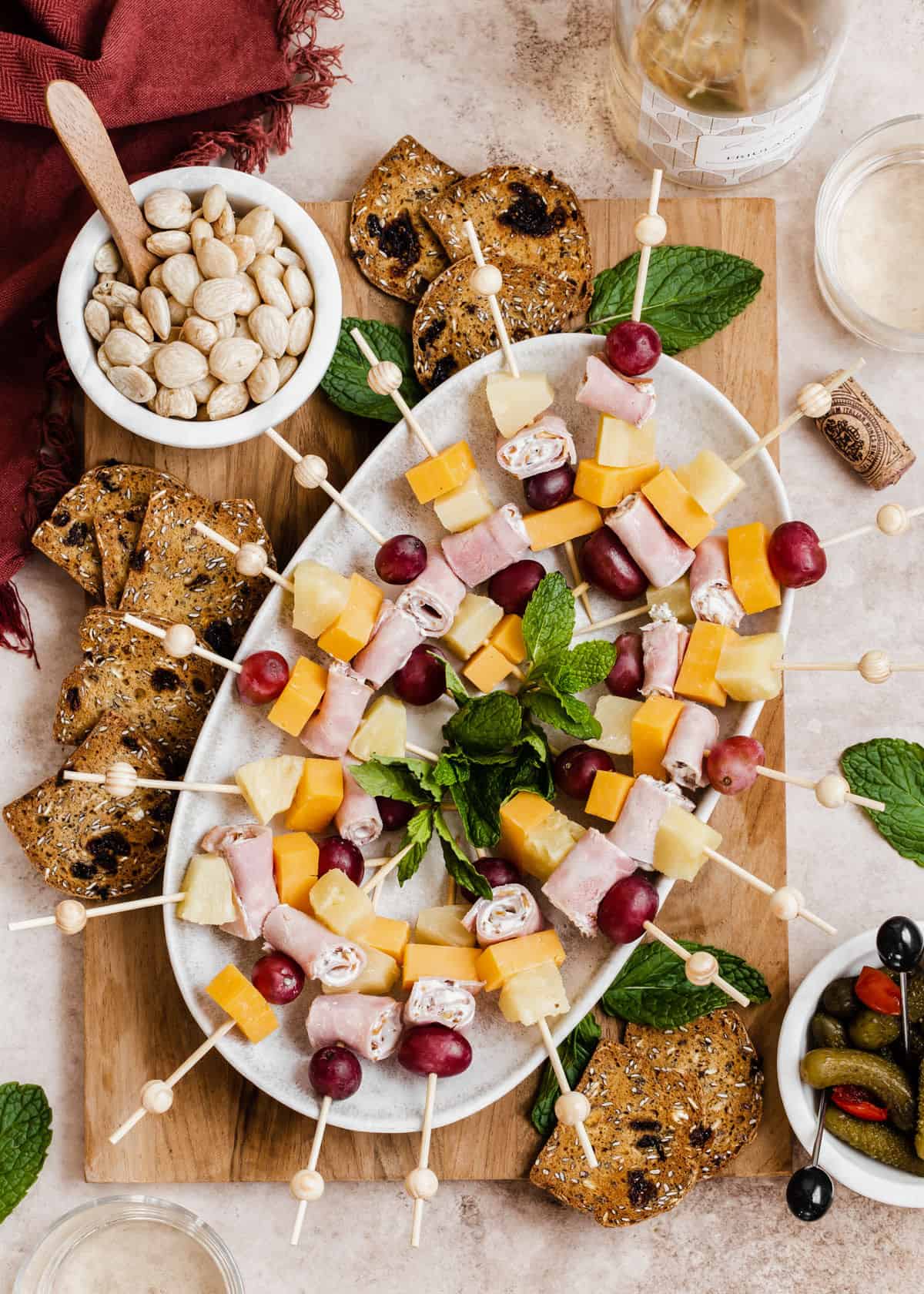 Fruit & Cheese Skewers