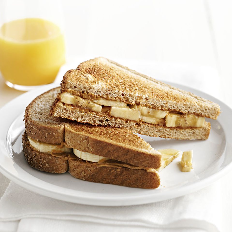 Peanut Butter & Banana Sandwiches