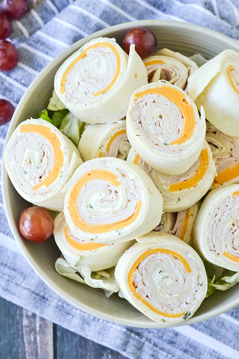 Turkey & Cheese Pinwheels