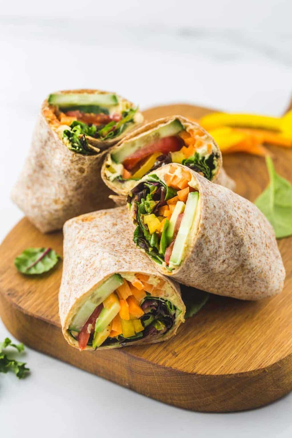 Veggie & Hummus Wraps
