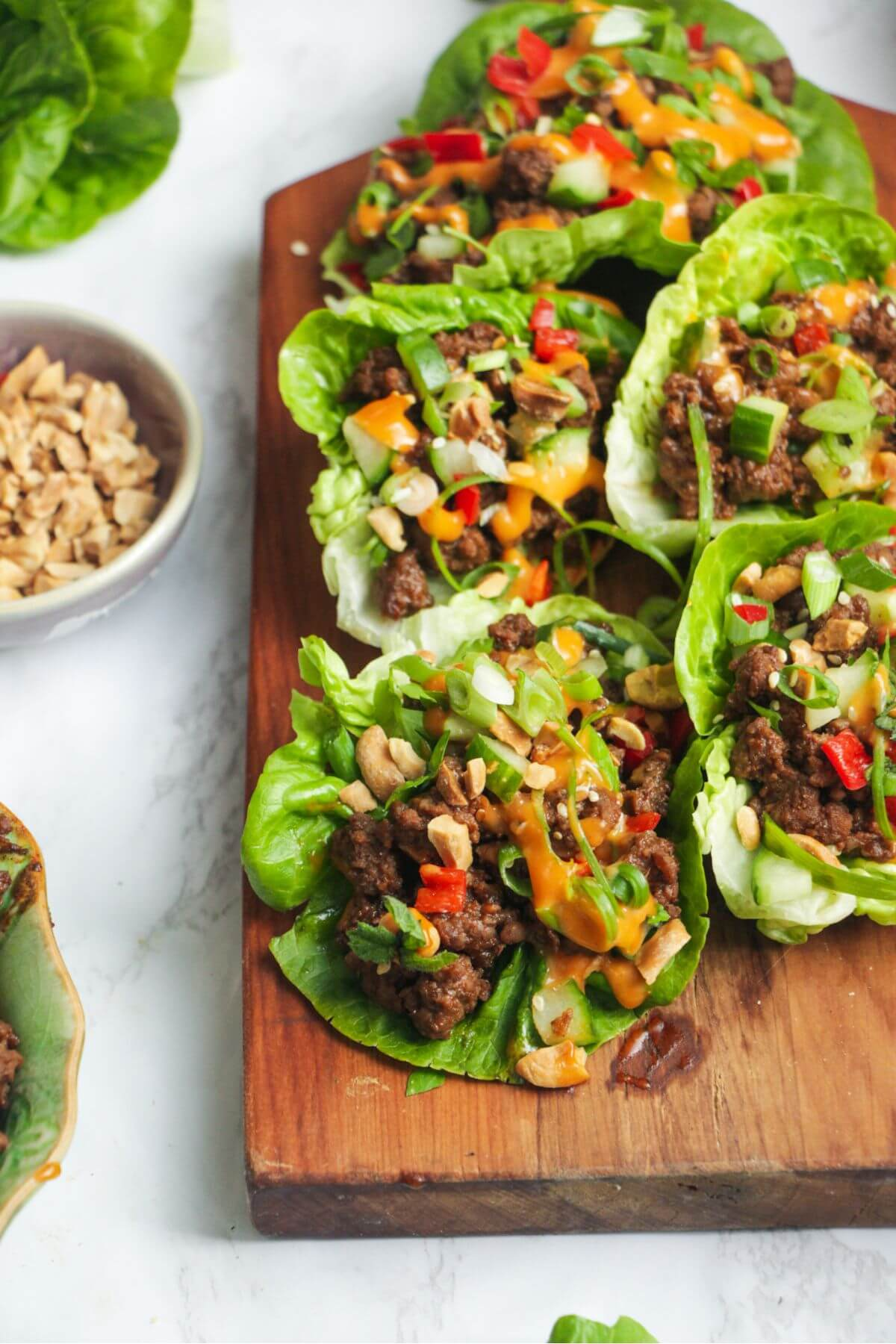 Ground Beef Lettuce Wraps