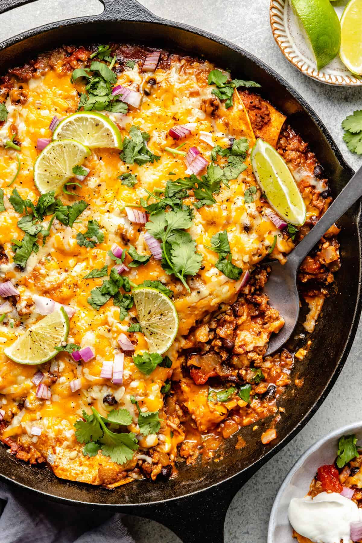 Beef Enchilada Bake