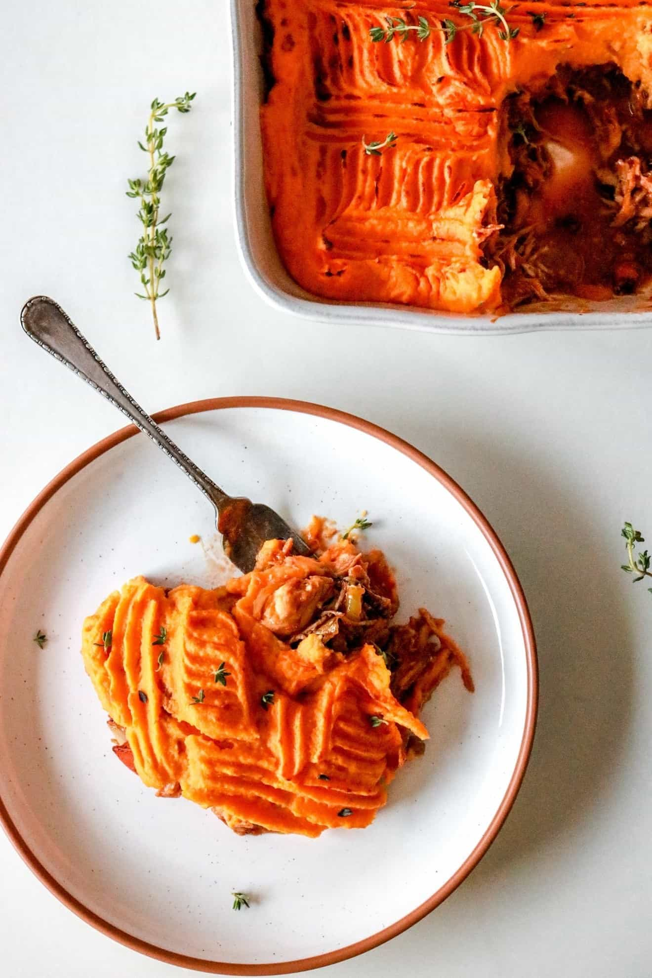 Chicken & Sweet Potato Shepherd’s Pie