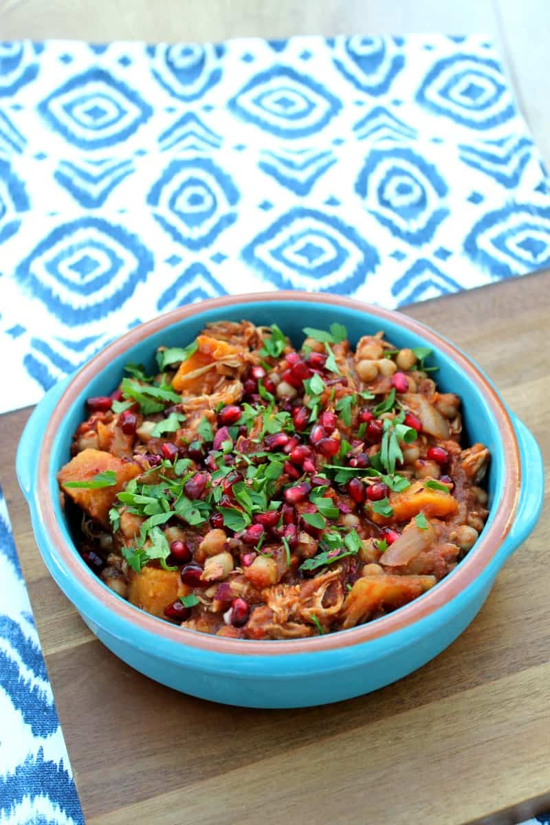 Moroccan-Spiced Chicken & Sweet Potato Tagine