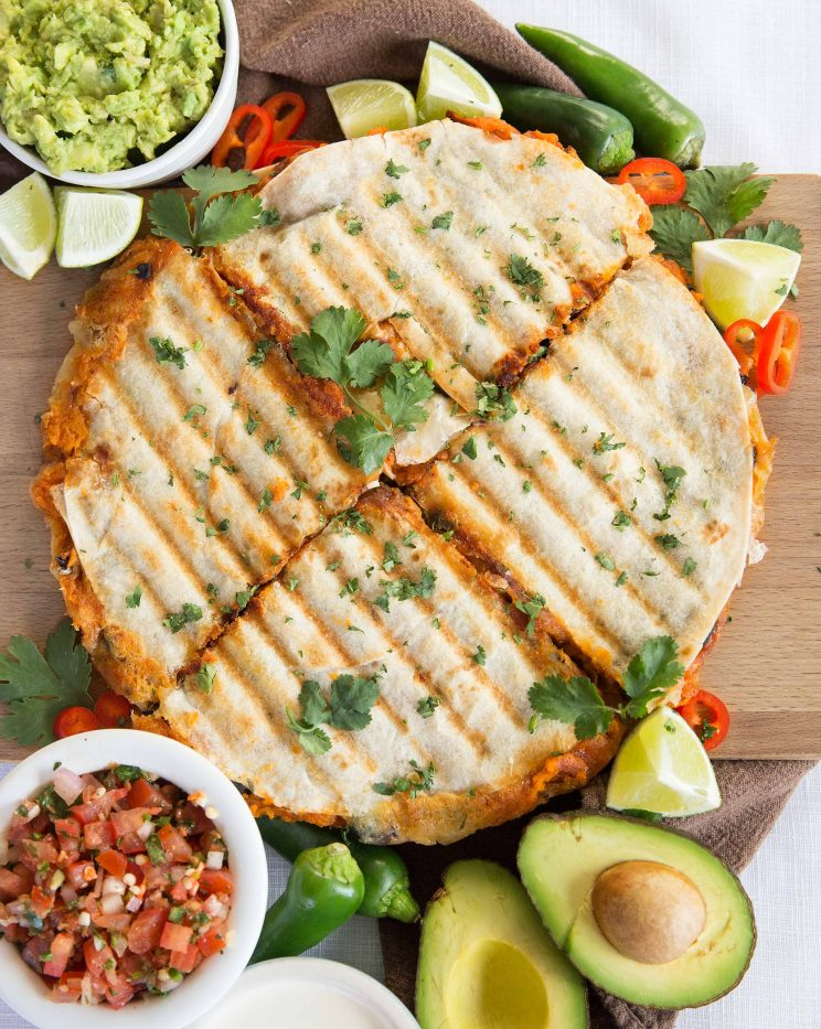 Chicken & Sweet Potato Quesadillas