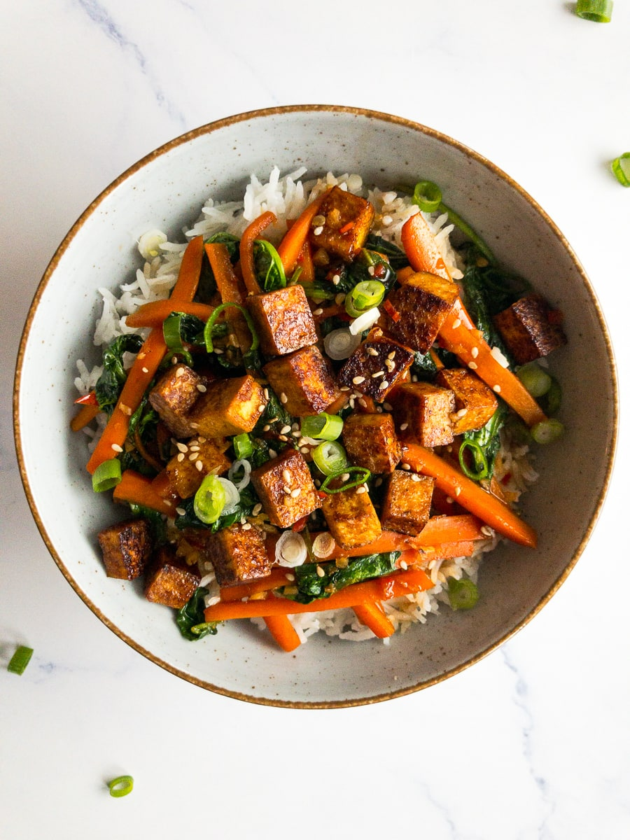 Stir-Fried Tofu and Vegetables