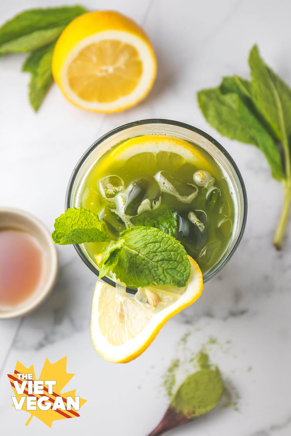 Matcha Mint Iced Tea
