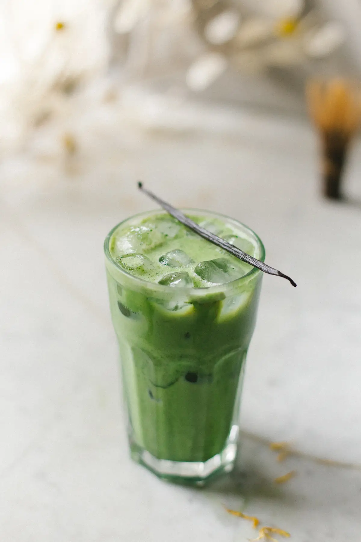 Iced Vanilla Matcha Latte