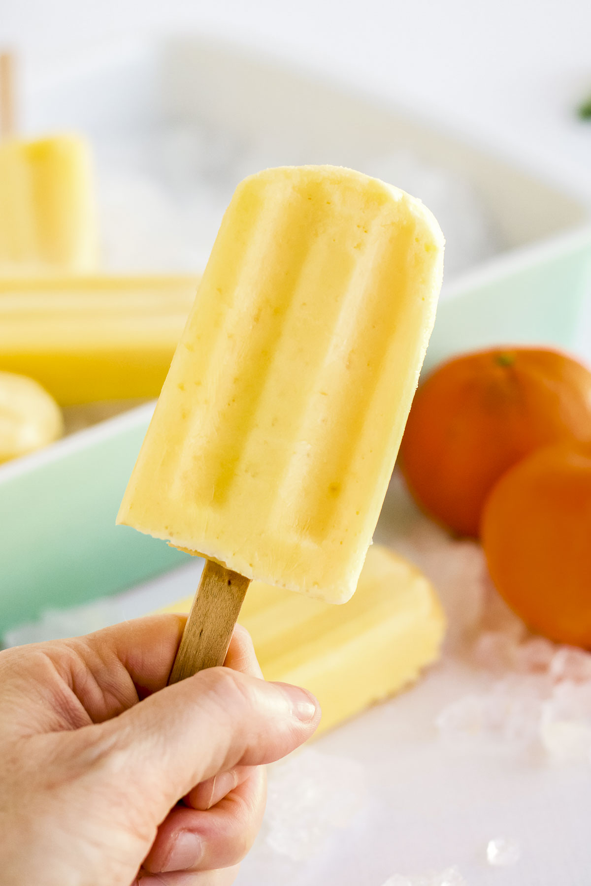 Orange Creamsicle Pops