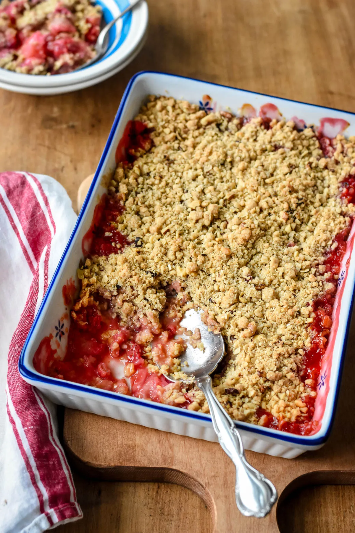 Strawberry Rhubarb Crisp