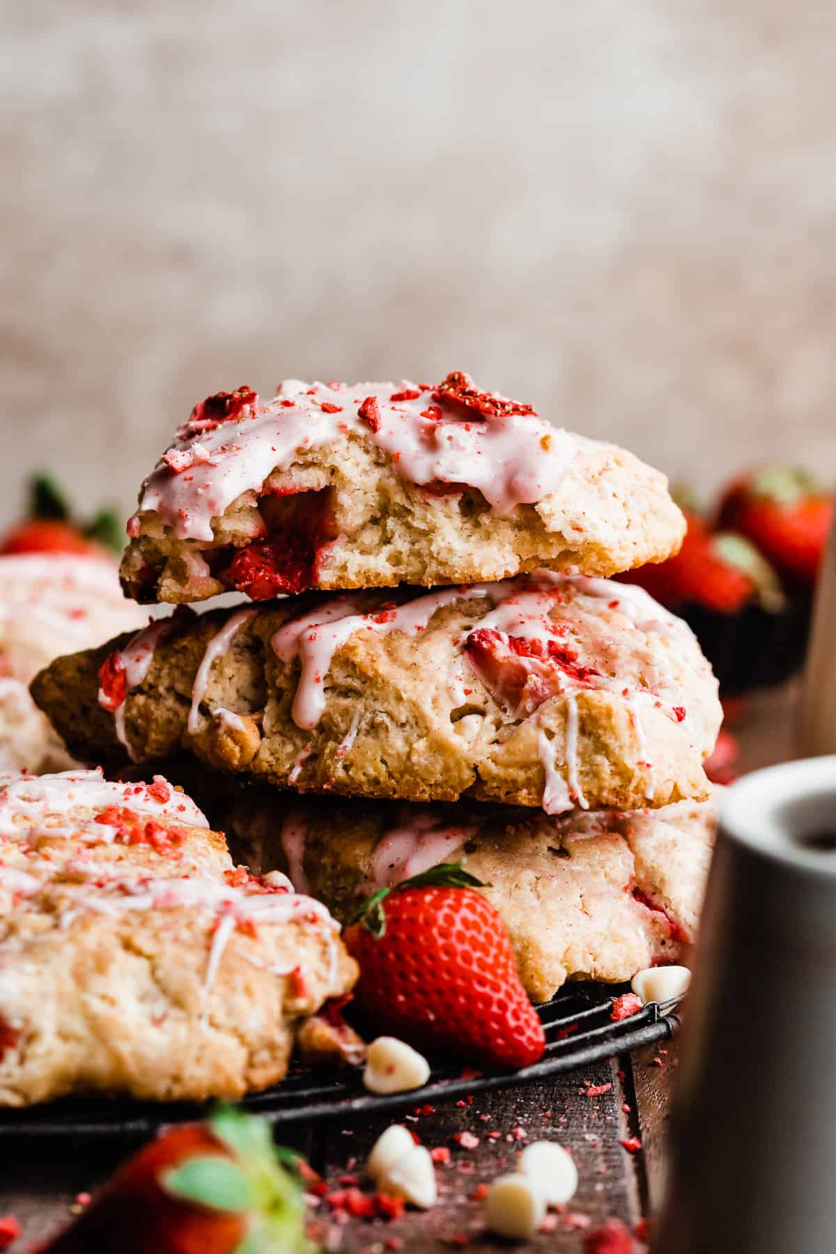 Strawberry Scones