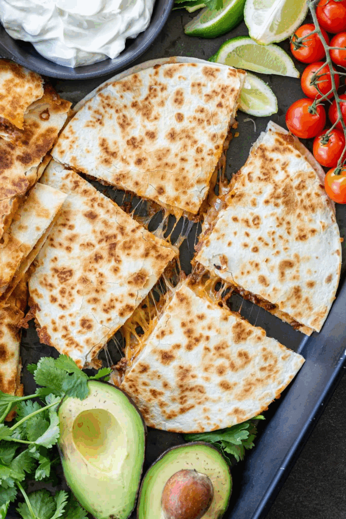 Beef and Cheese Quesadillas