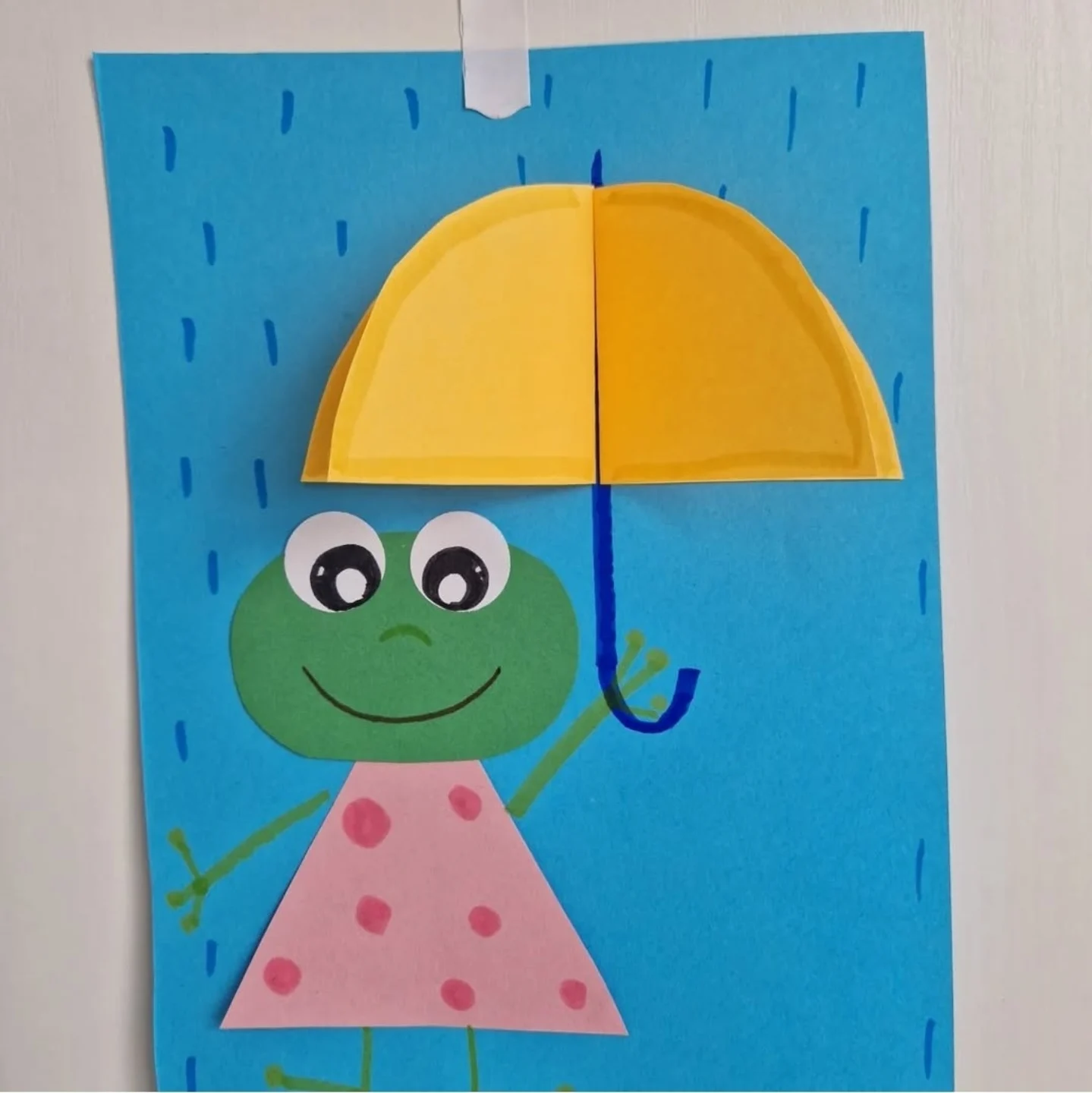 Frog with Umbrella Craft