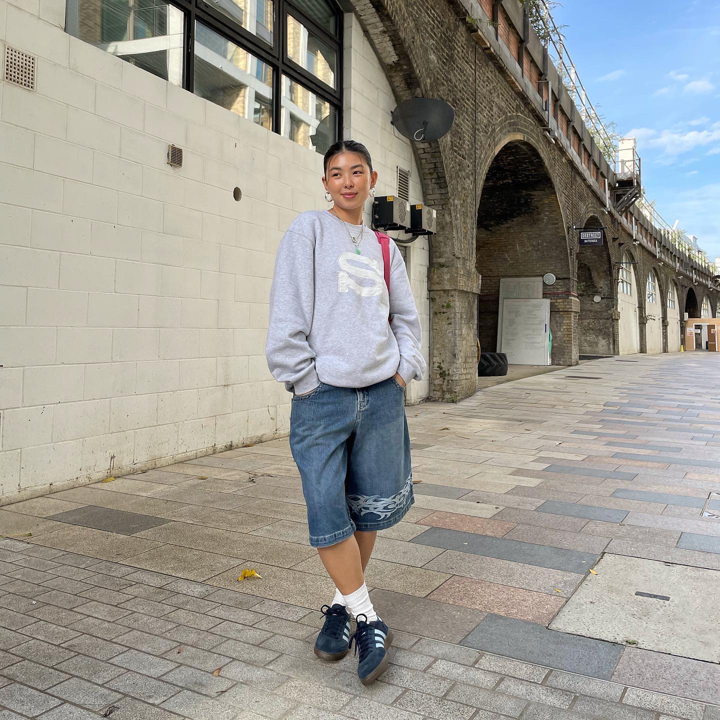 Jorts And Casual Sweatshirt