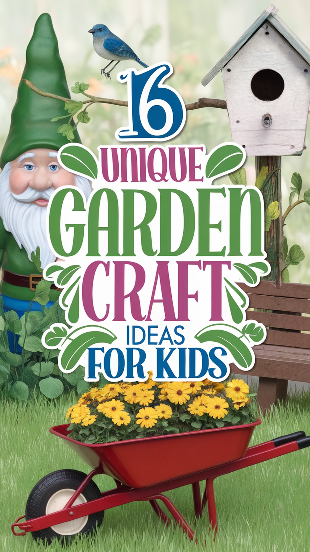 Unique Garden Craft Ideas for Kids-pin