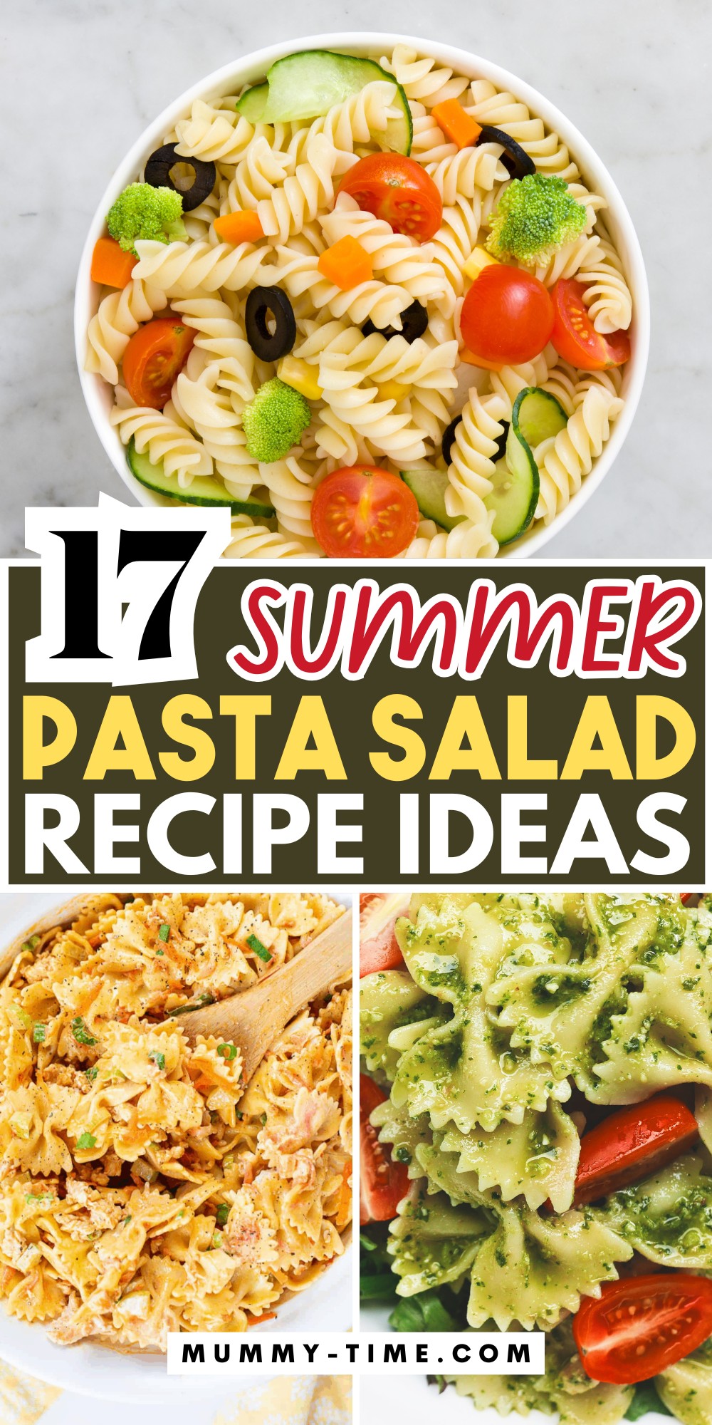 Delicious Summer Pasta Salad Recipes-pin