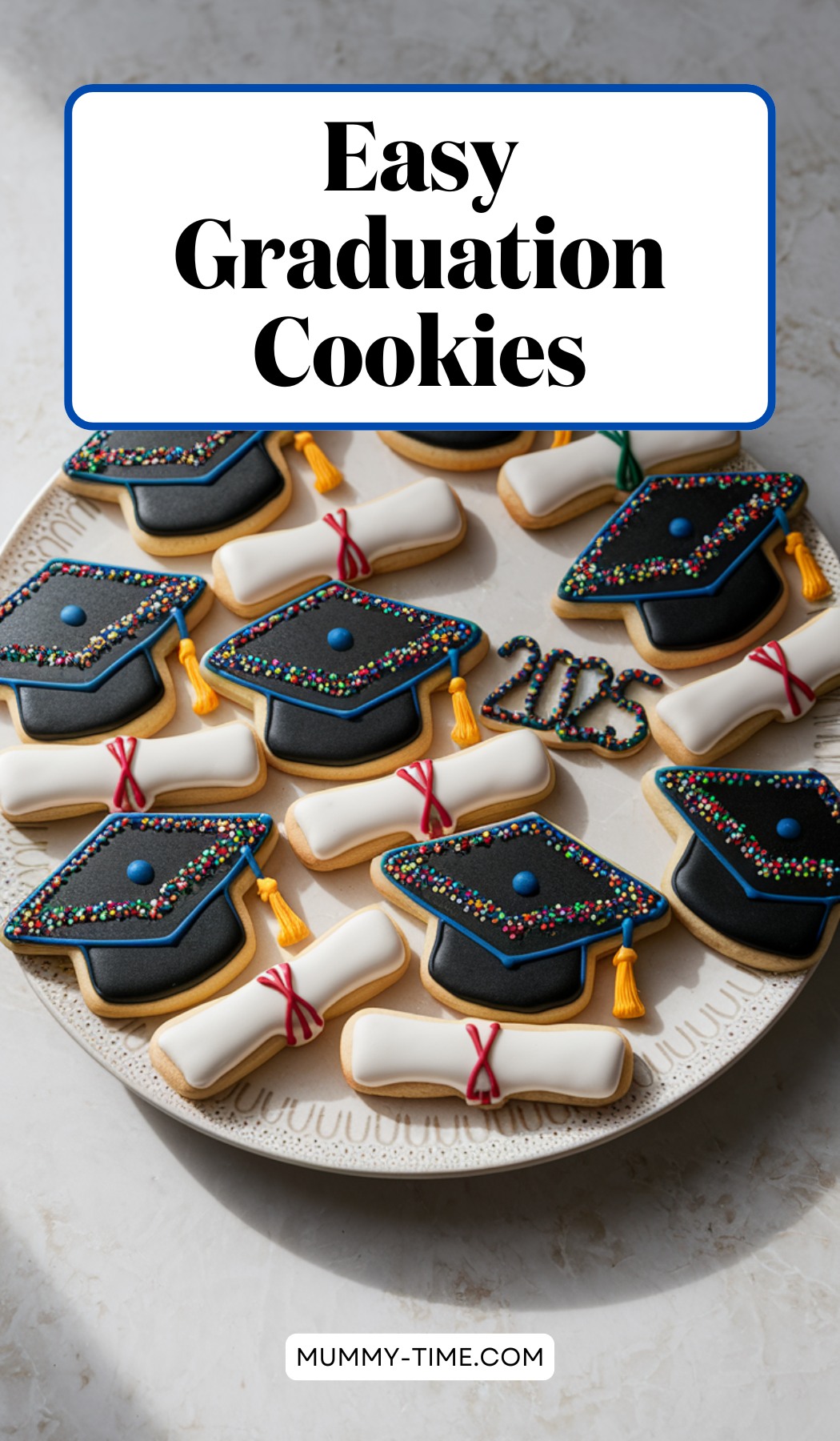 Easy Graduation Cookies-pin