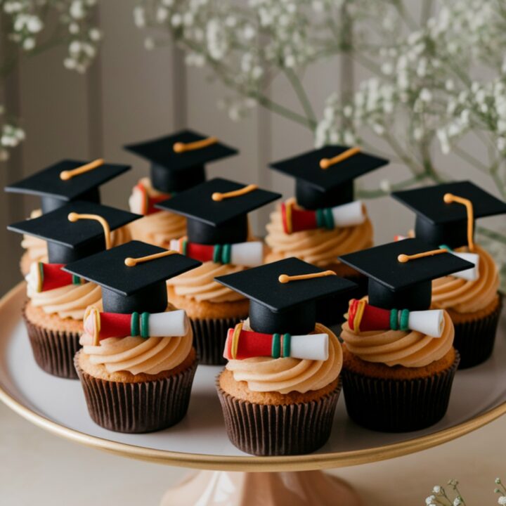 Easy Graduation Cupcakes