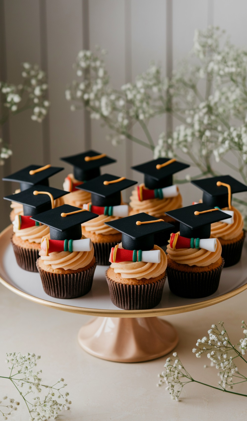 Easy Graduation Cupcakes
