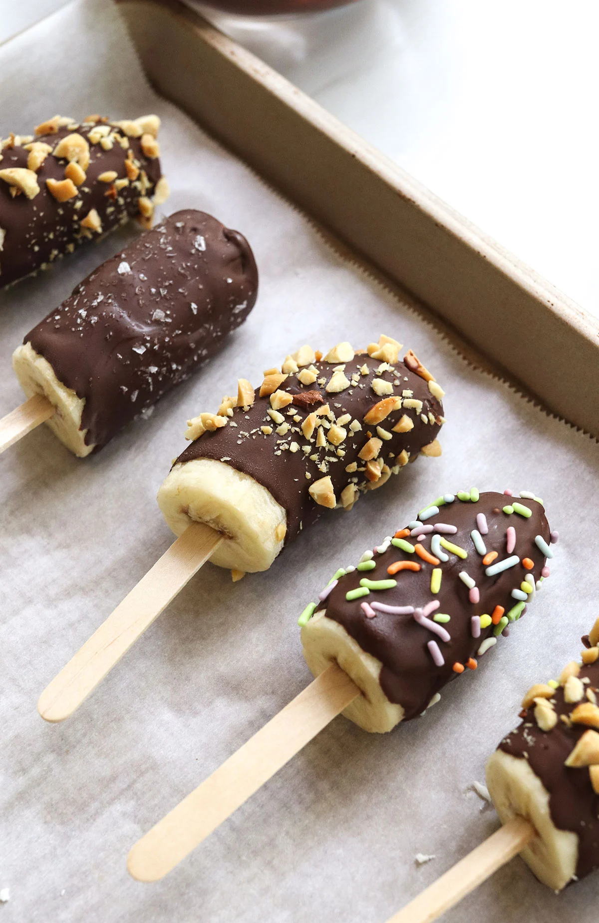 Frozen Chocolate-Covered Bananas