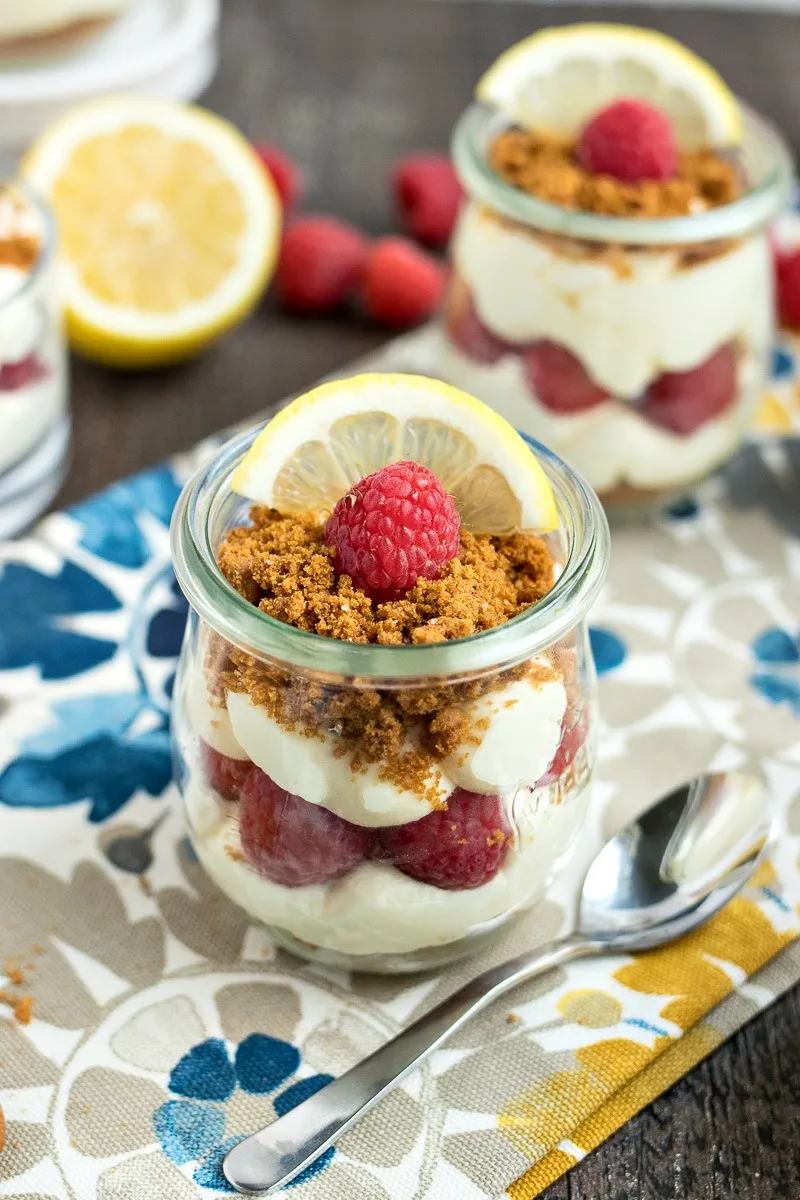 Lemon Raspberry Parfaits