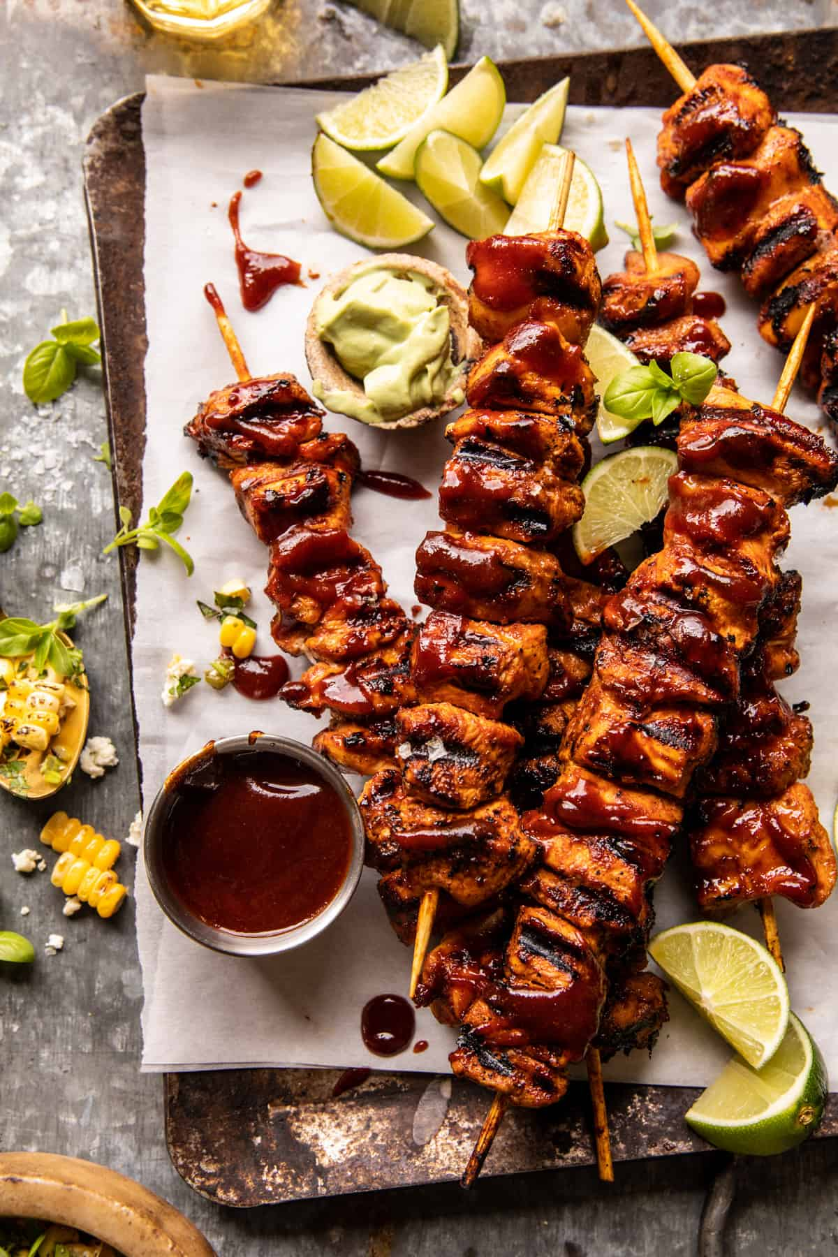 BBQ Chicken Skewers