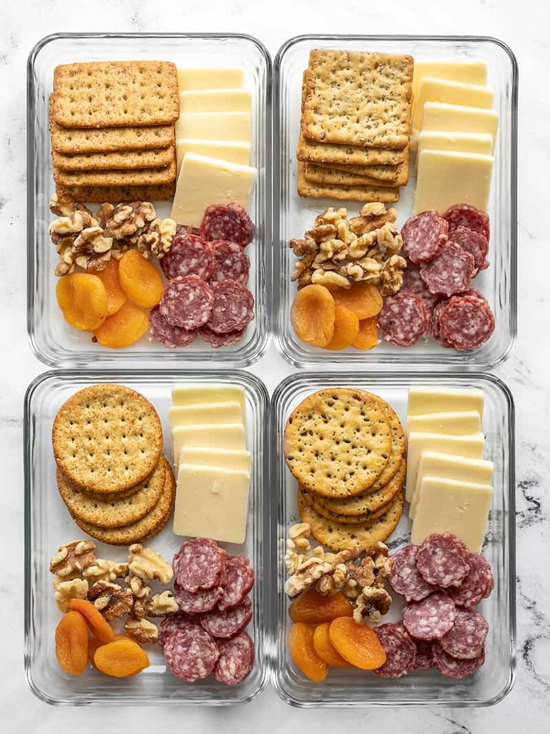 Cheese and Crackers Lunch Plate