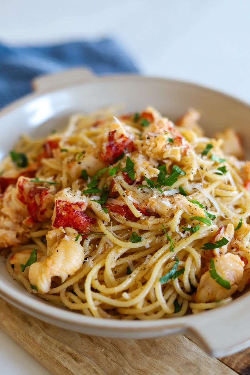 Garlic Butter Lobster Pasta