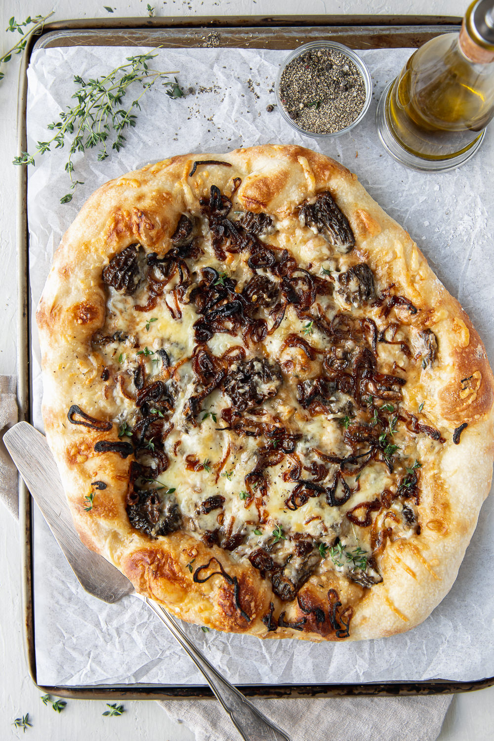 Morel Mushroom Pizza