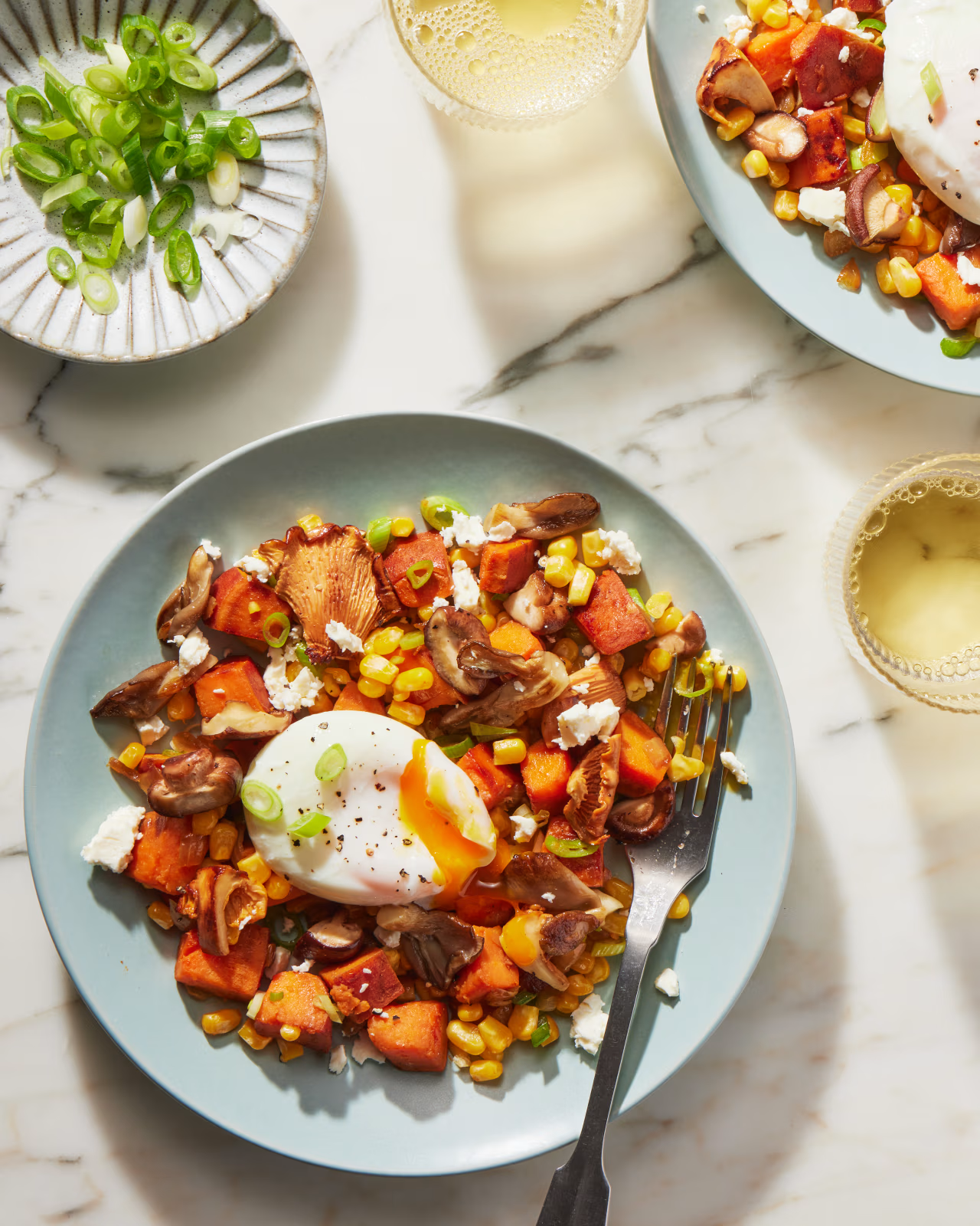 Morel Mushroom and Potato Hash