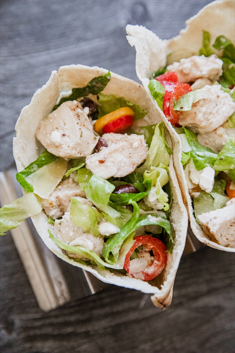 Blackstone Chicken Pita Pockets