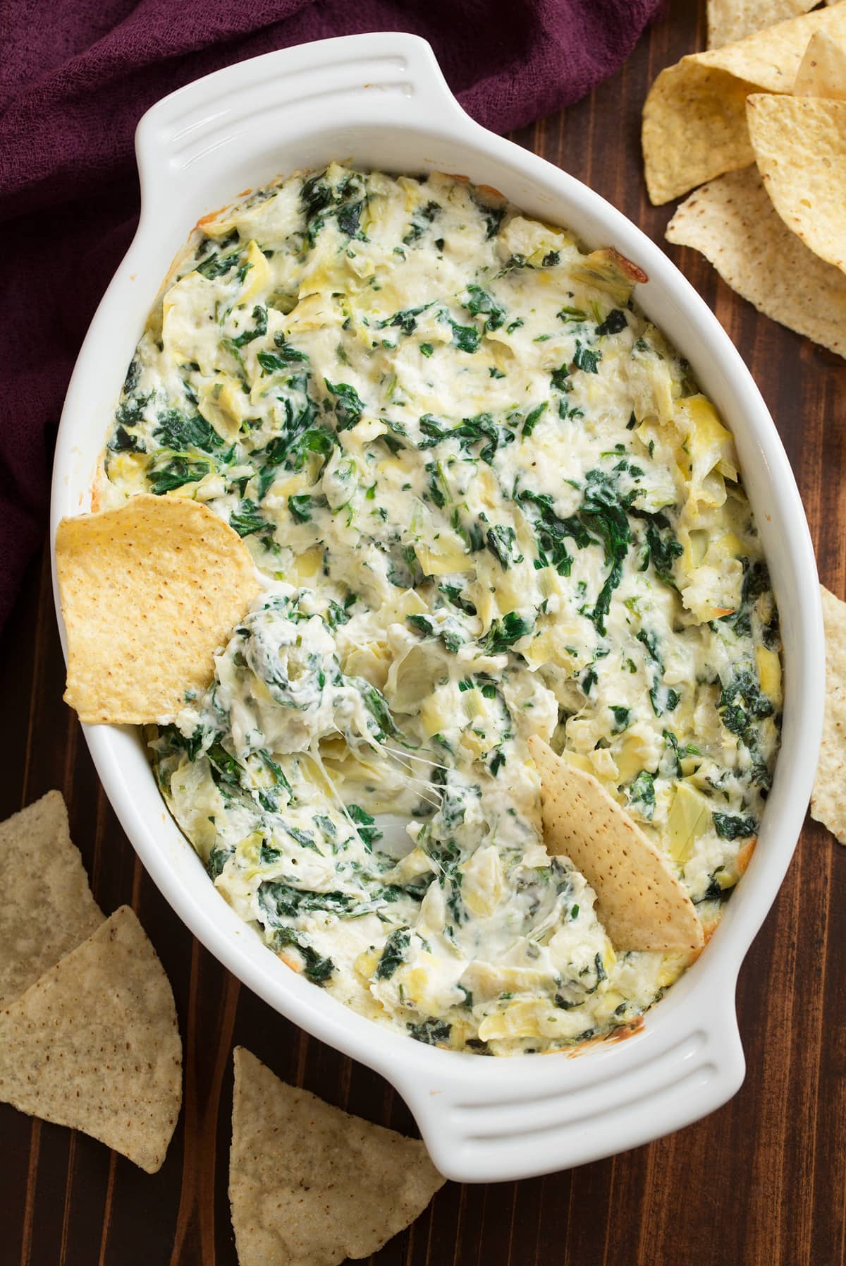 Spinach Artichoke Cream Cheese Dip