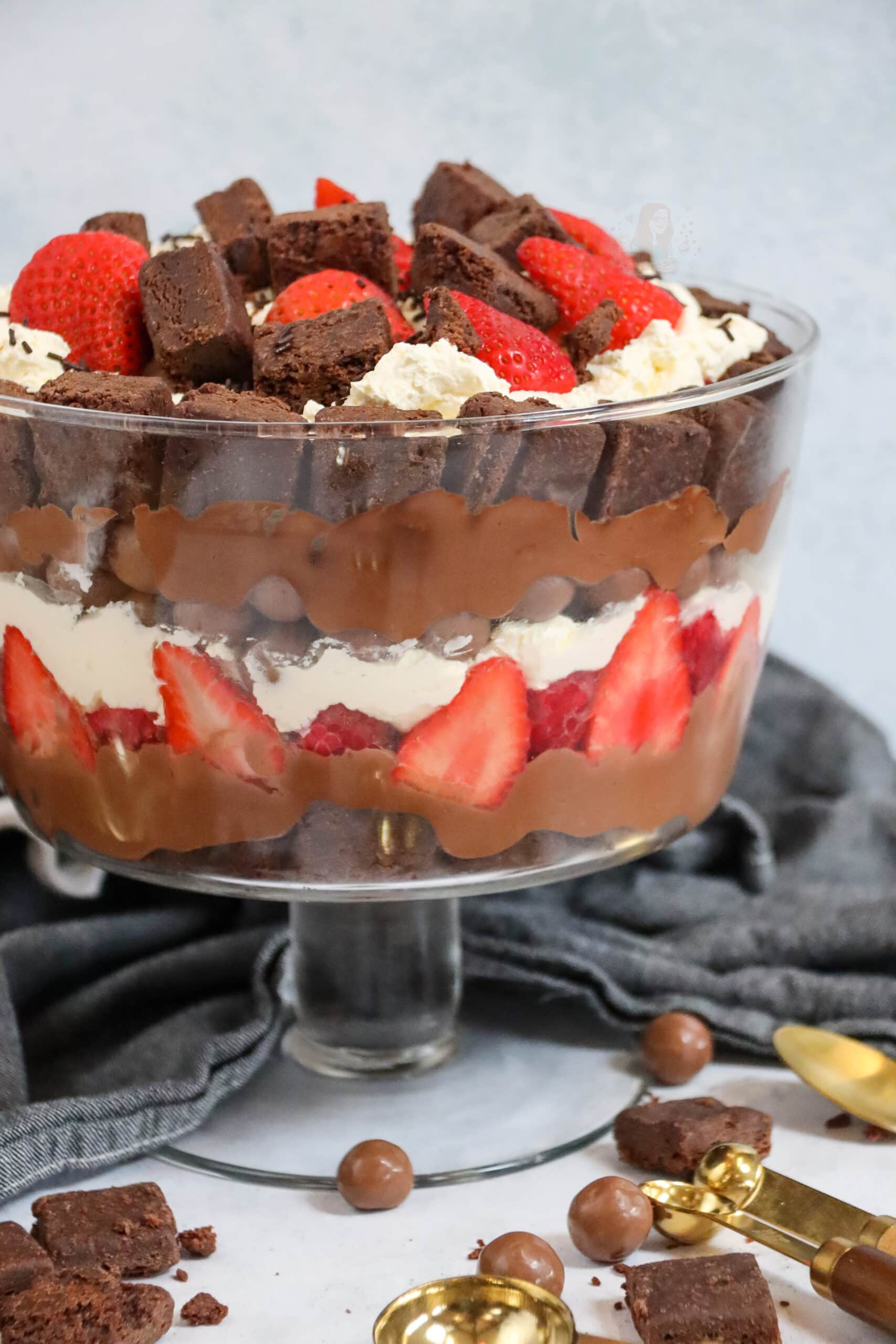 Chocolate Brownie Trifle