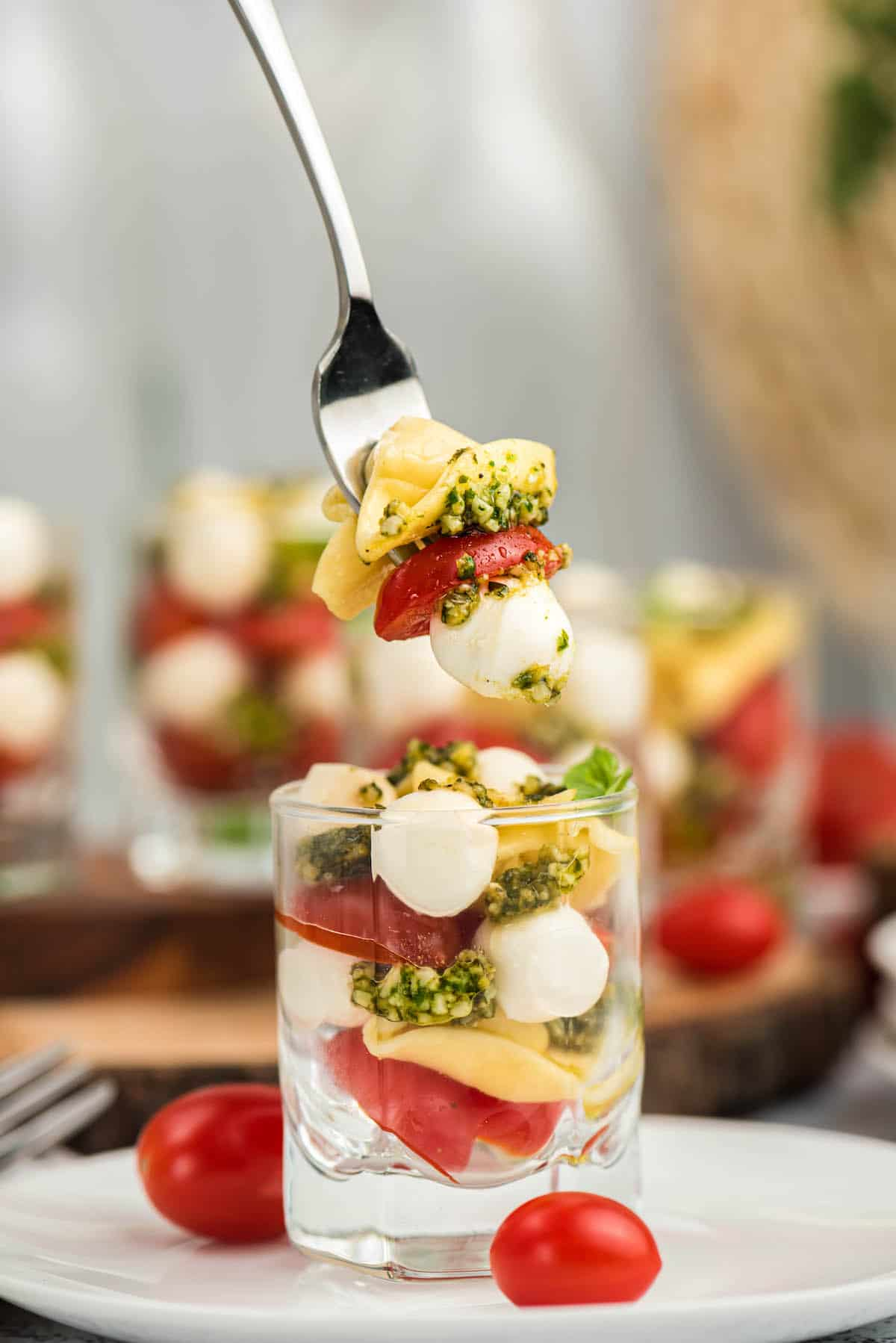 Mini Caprese Salad Cups