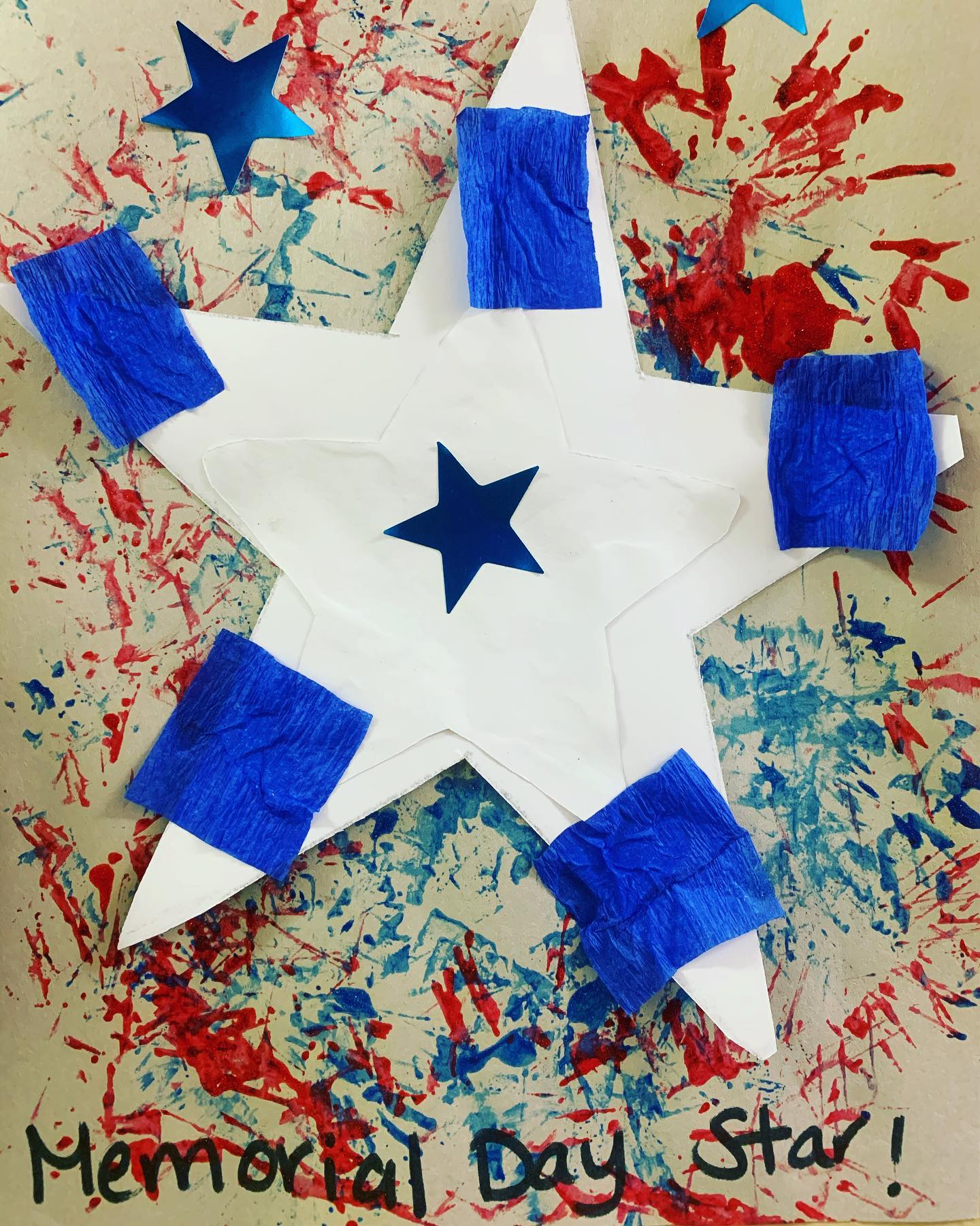 Memorial Day Paper Star Craft