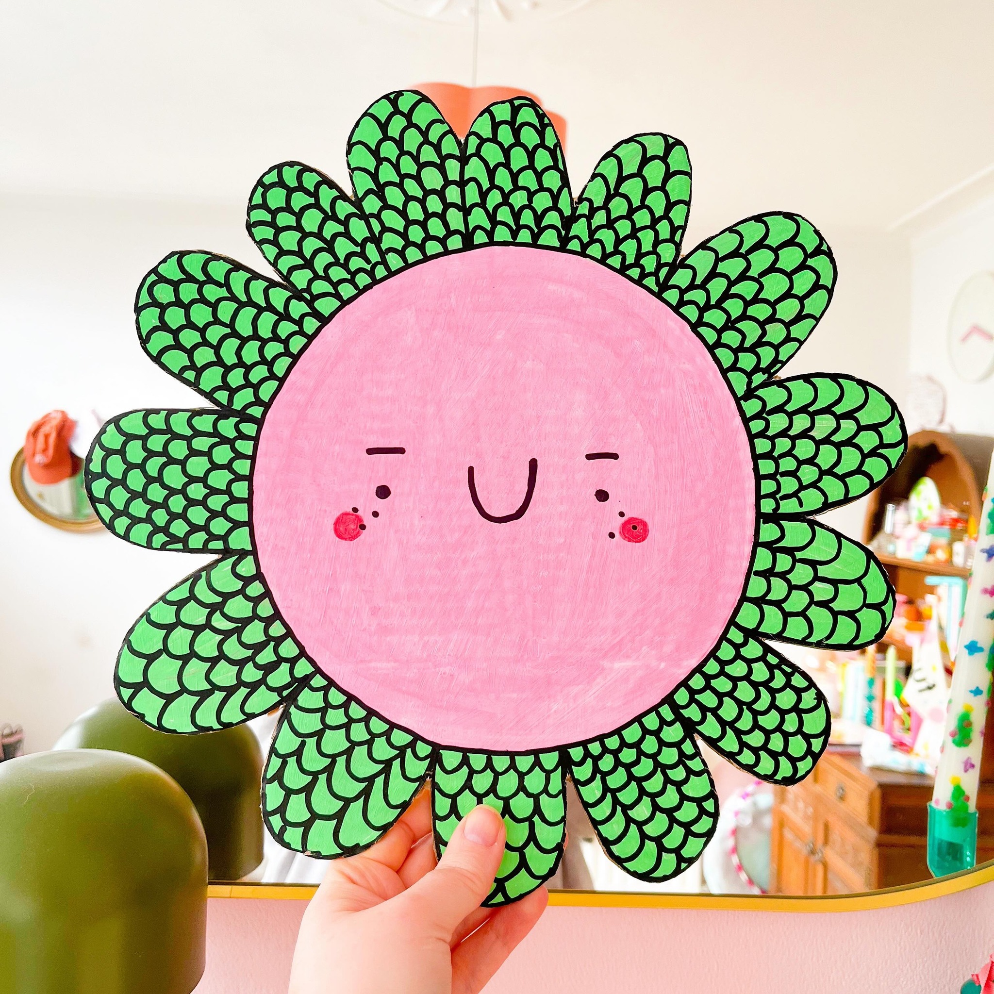 Cardboard Window Display Craft